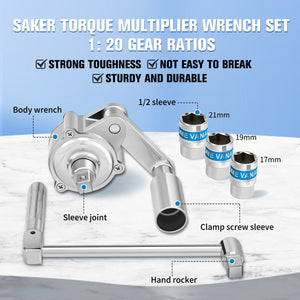 Torque Multiplier Wrench Set