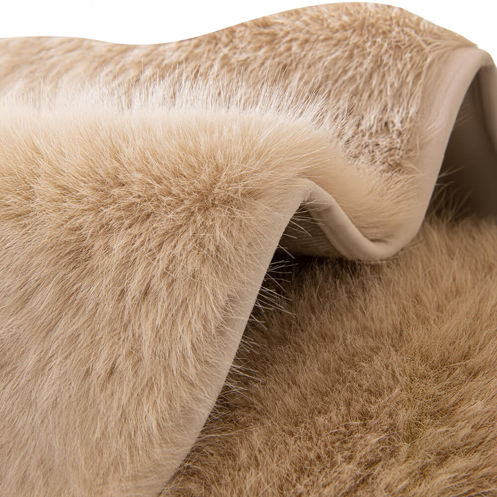 Warm Thick Faux Fur Sofa Protector Non-Slip Couch Cover