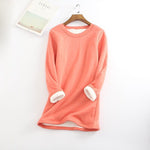 Women's Lamb Fleece Thermal Top