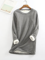 Women's Lamb Fleece Thermal Top