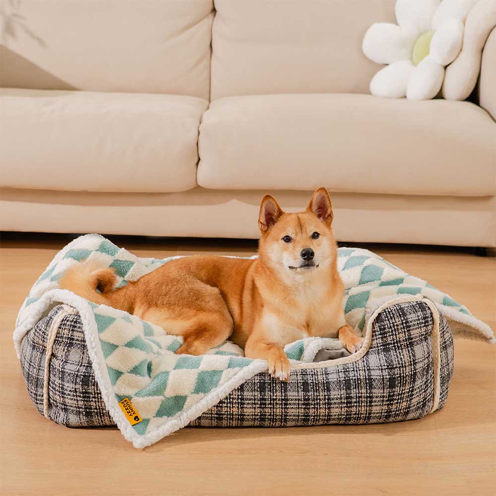 Floral Waterproof Pet Blanket Dog Mat