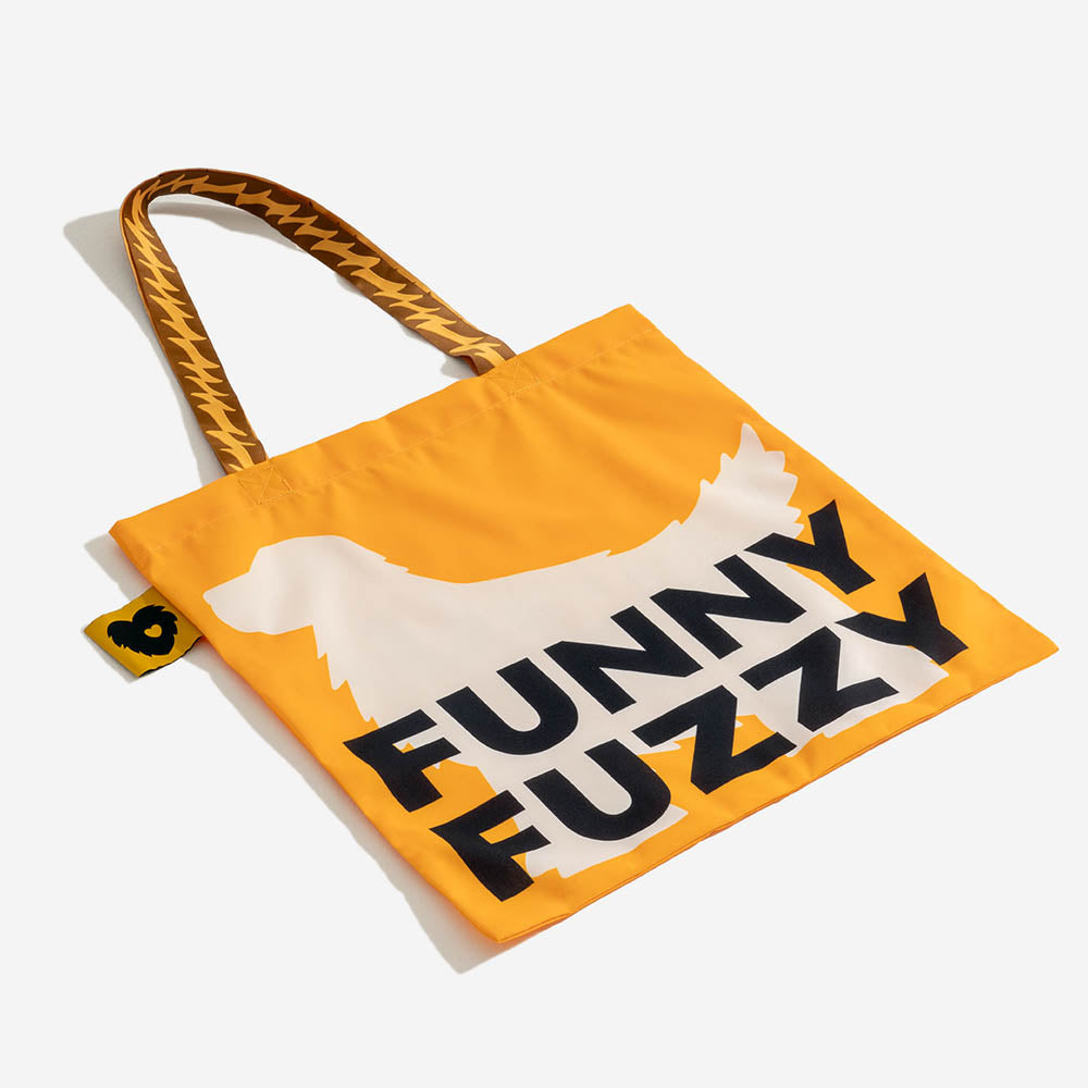 حقيبة حمل قماشية قابلة للطي ومعاد تدويرها من FUNNYFUZZY