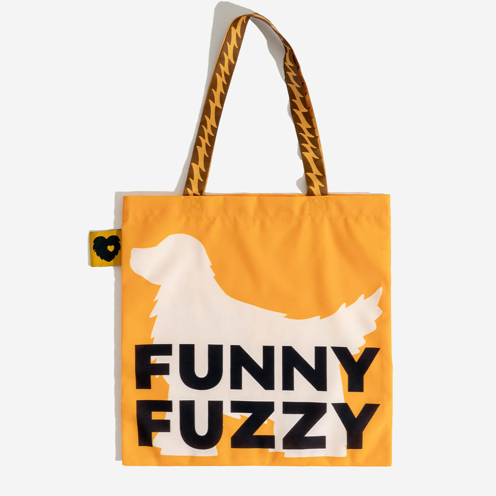 حقيبة حمل قماشية قابلة للطي ومعاد تدويرها من FUNNYFUZZY