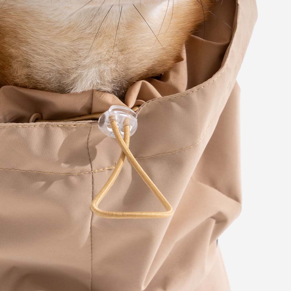 Imperméable réfléchissant réglable avec poche pour chien, imperméable assorti pour rester au sec