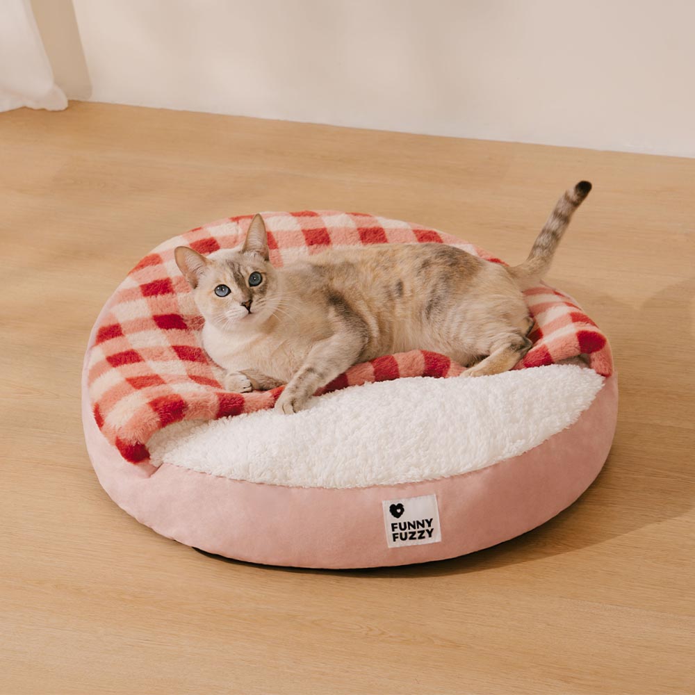 Cama nido para mascotas con dosel redondo Dream Hideaway para perros