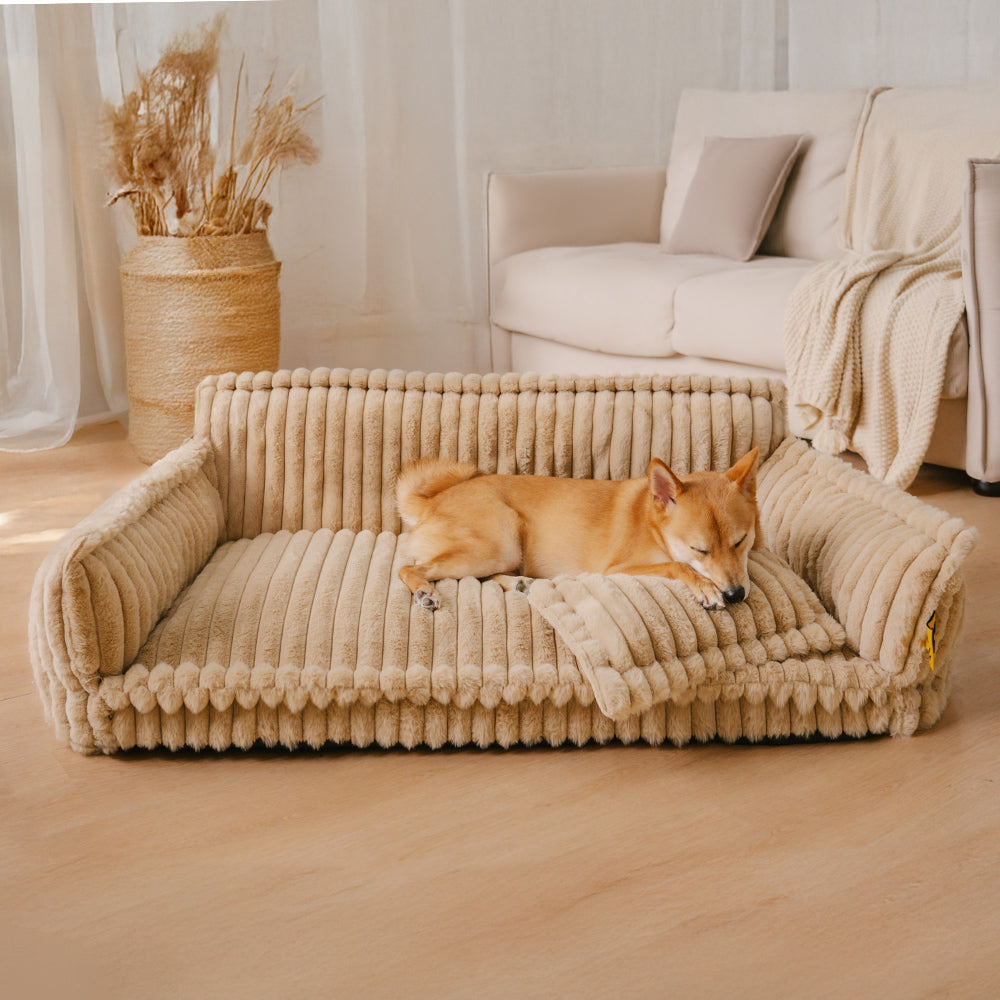 Grand oreiller orthopédique doux et lavable pour chien, canapé-lit, Snoozy Dream