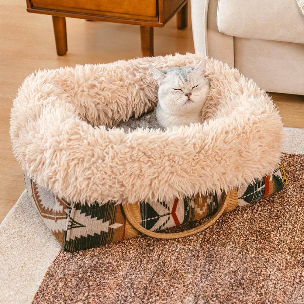 Grand sac de couchage réversible toutes saisons pour animal de compagnie et sac de couchage pour chien - Wondernap