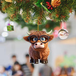 Cartoon Cow Decorative Ornament