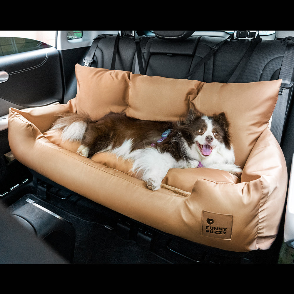 Reforço de viagem para segurança à prova d'água médio grande para cachorro cama traseira do carro