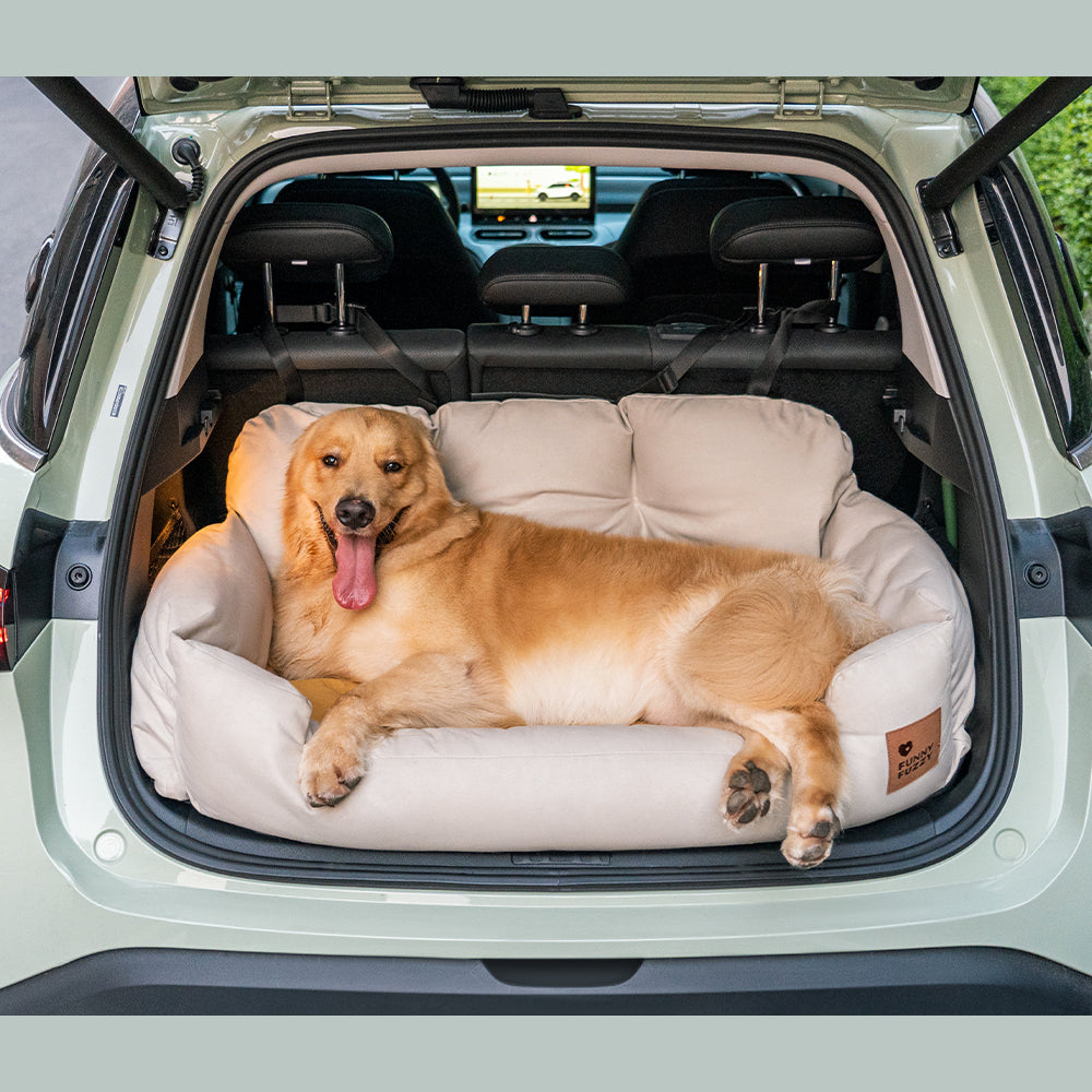 Reisepolster-Sicherheitsbett für mittelgroße und große Hunde im Auto