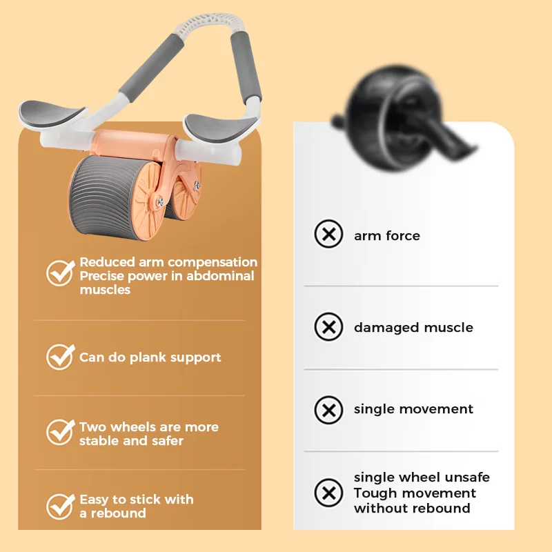 Automatic Rebound Abdominal Wheel