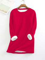 Women's Lamb Fleece Thermal Top