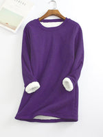 Women's Lamb Fleece Thermal Top