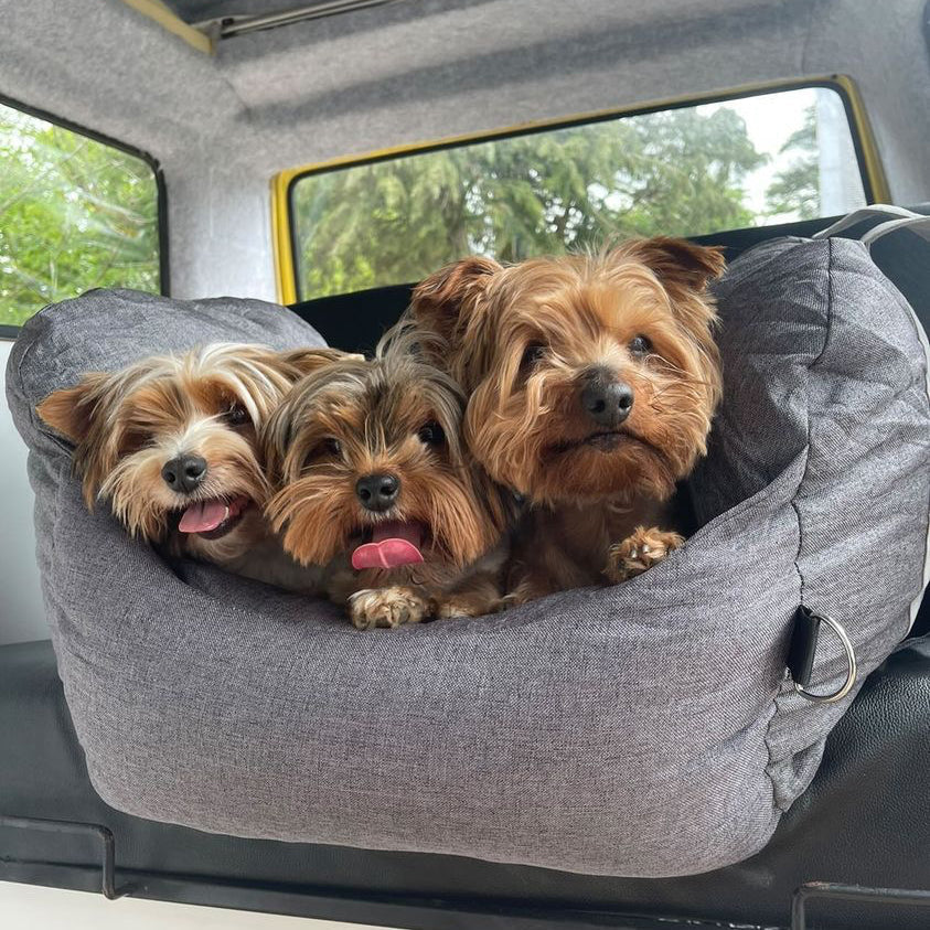 Travel Safety Puppy Dog Car Seat Bed - First Class