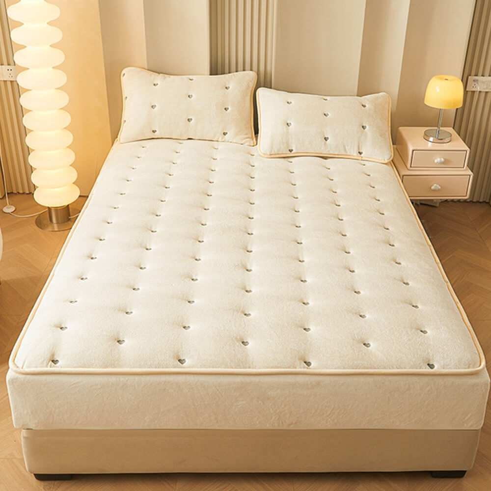 Couvre-matelas matelassé doux et chaud