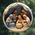 Nativity Christmas ornament