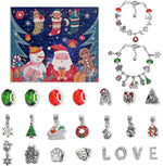 DIY 24 Days Christmas Countdown Calendar Bracelets Set