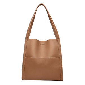 Solid Color Simple Shoulder Bag