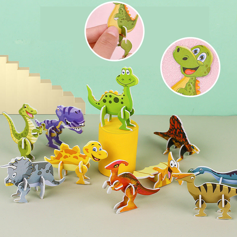 🦖Children's Educational 3D Puzzle Toy(Set of 10pcs)