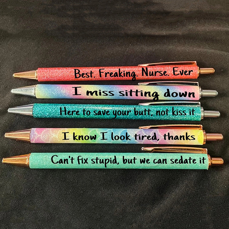 Funny Nurses Ballpoint Pens Set(set of 5)