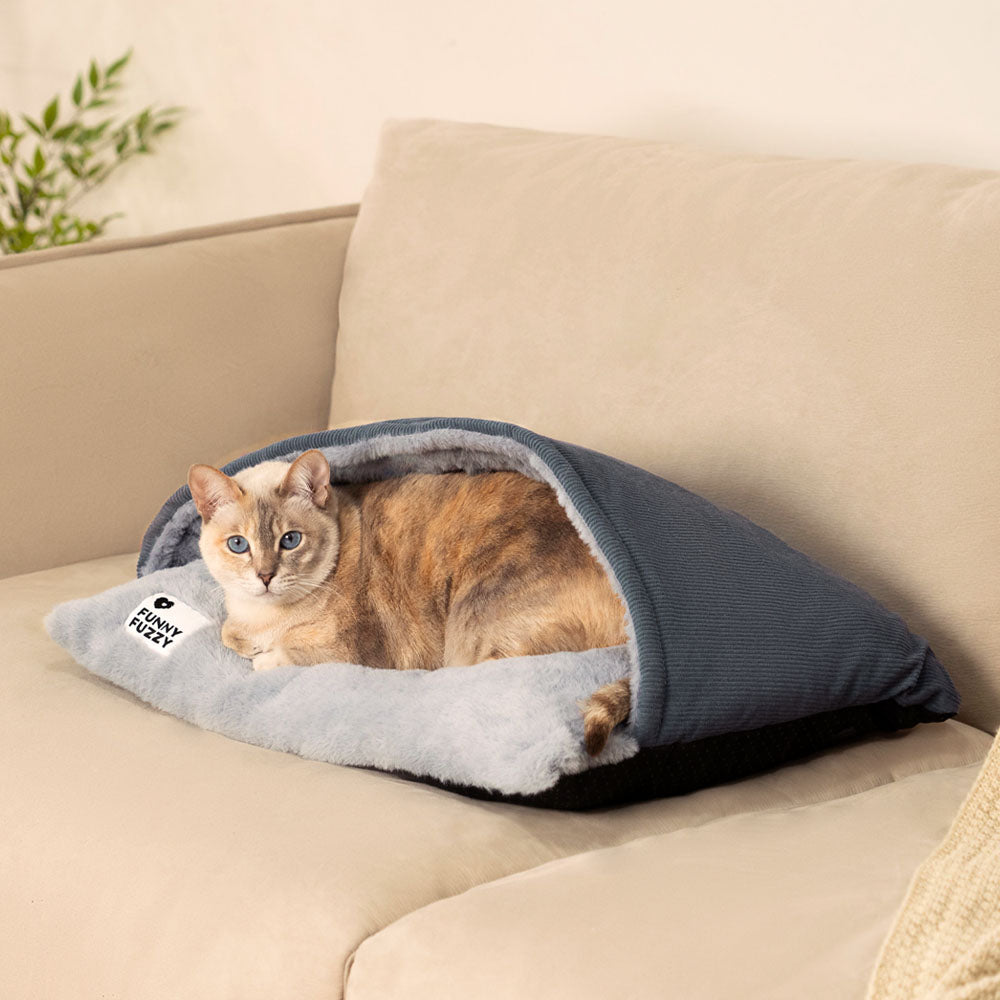 Extrem weiches Fuzzy-Welpenschlafsack-Hundebett