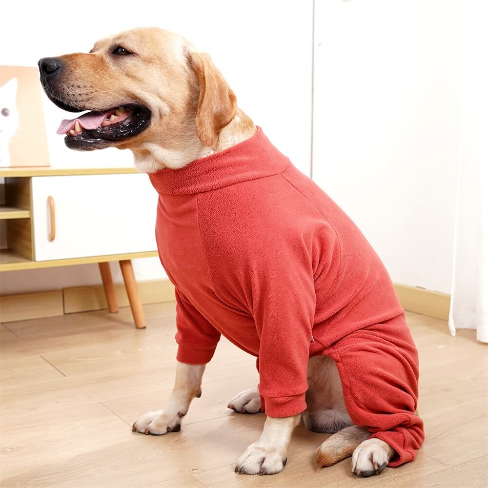 Pyjama confortable en polaire pour chien – Vêtements de nuit parfaits pour les grands chiens