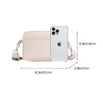 Small Square Leather Shoulder Bag