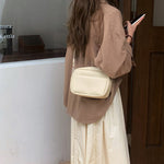 Small Square Leather Shoulder Bag