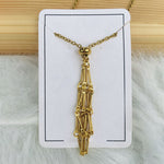 Crystal Stone Holder Necklace