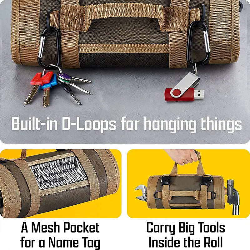 Tool Roll Bag Organizers