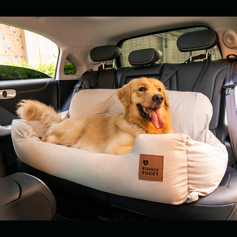 Traversin de voyage pour chien de taille moyenne et grande taille, lit de siège arrière de voiture