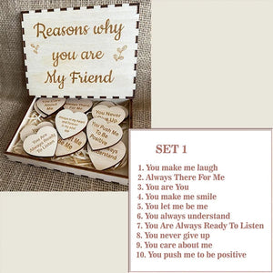 "Reasons Why You Are My Friend"Funny Friendship Gift