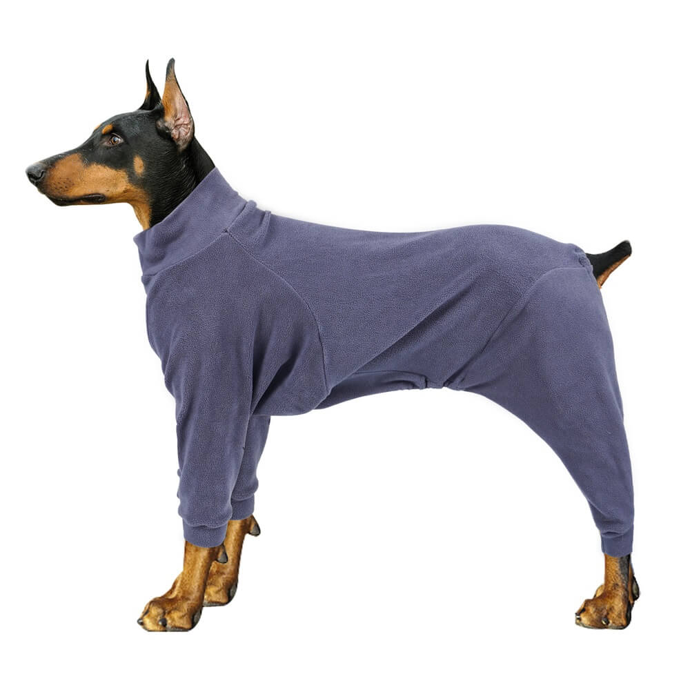 Cozy Fleece Dog Pajamas - Perfect Sleepwear for Large Dogs