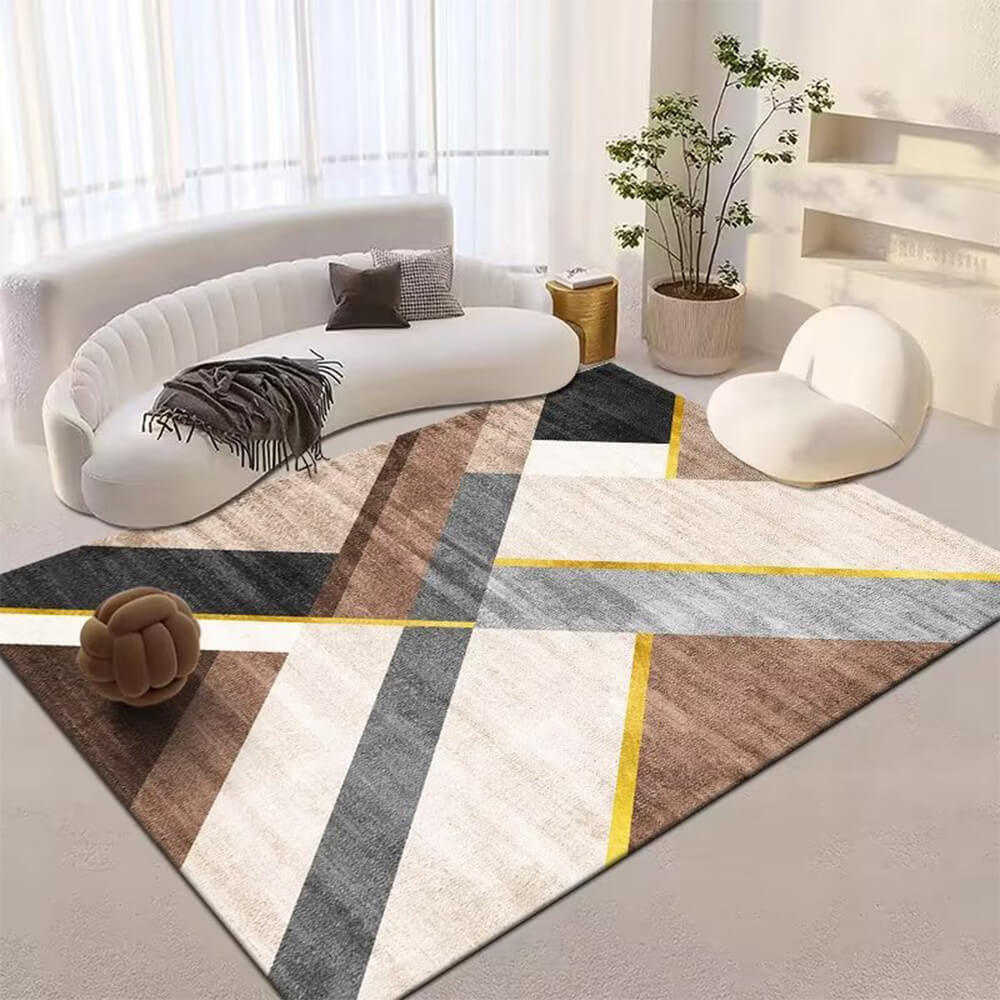 Tapis pour animaux de compagnie de salon minimaliste chic avec un design unique