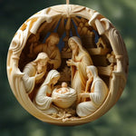 Nativity Christmas ornament