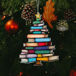 📚✨Christmas Book Tree Ornament