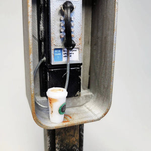 Miniature American Payphone Ornament