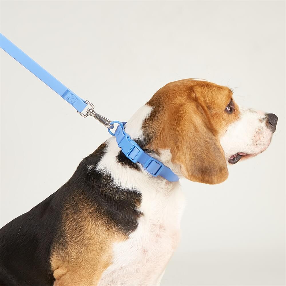 Collier réglable d'accessoires durables imperméables pour animaux de compagnie de PVC - couleurs personnalisables