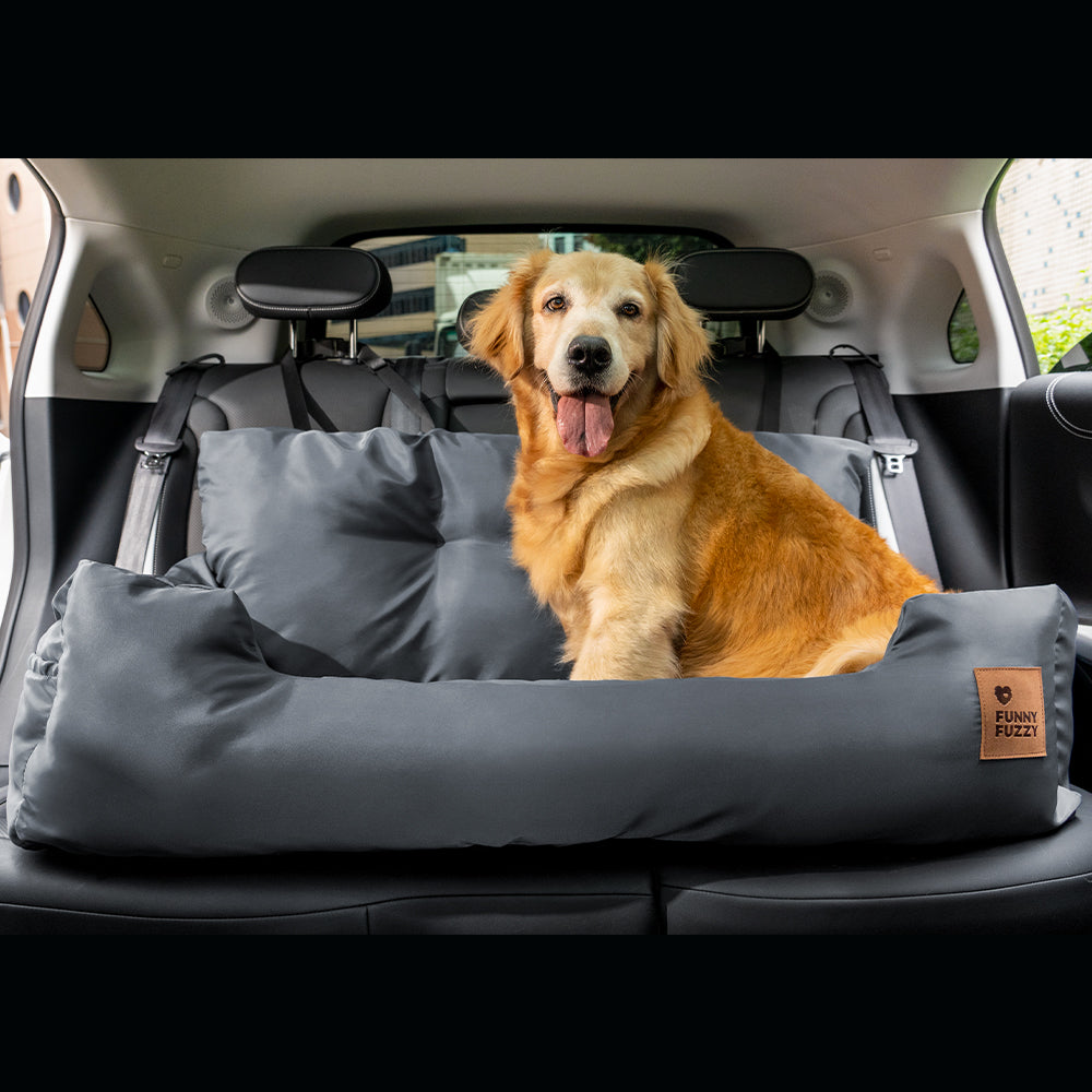 Cama de assento traseiro de carro para cães médios e grandes de segurança para viagem