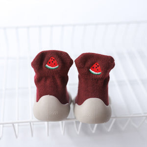 Knitted Embroidered Baby Toddler Shoes