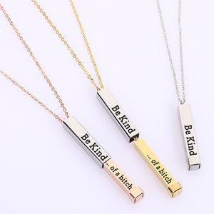 Telescopic 3D Stick Necklace