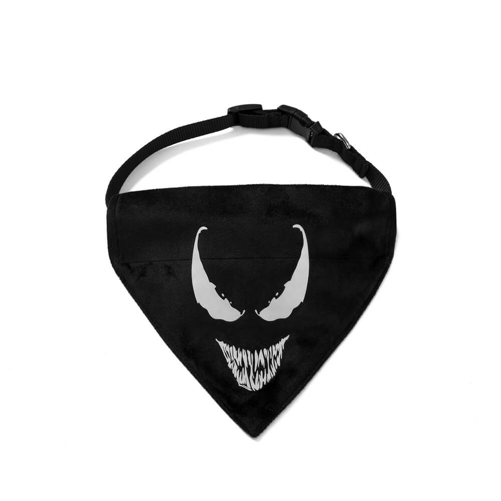 Leuchtendes Halloween-Haustier-Bandana | Leuchtendes dreieckiges Haustier-Lätzchen und Halsband