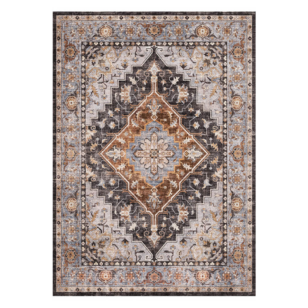 Nordic ethnic Persian style living room rug bedside