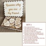 "Reasons Why You Are My Friend"Funny Friendship Gift