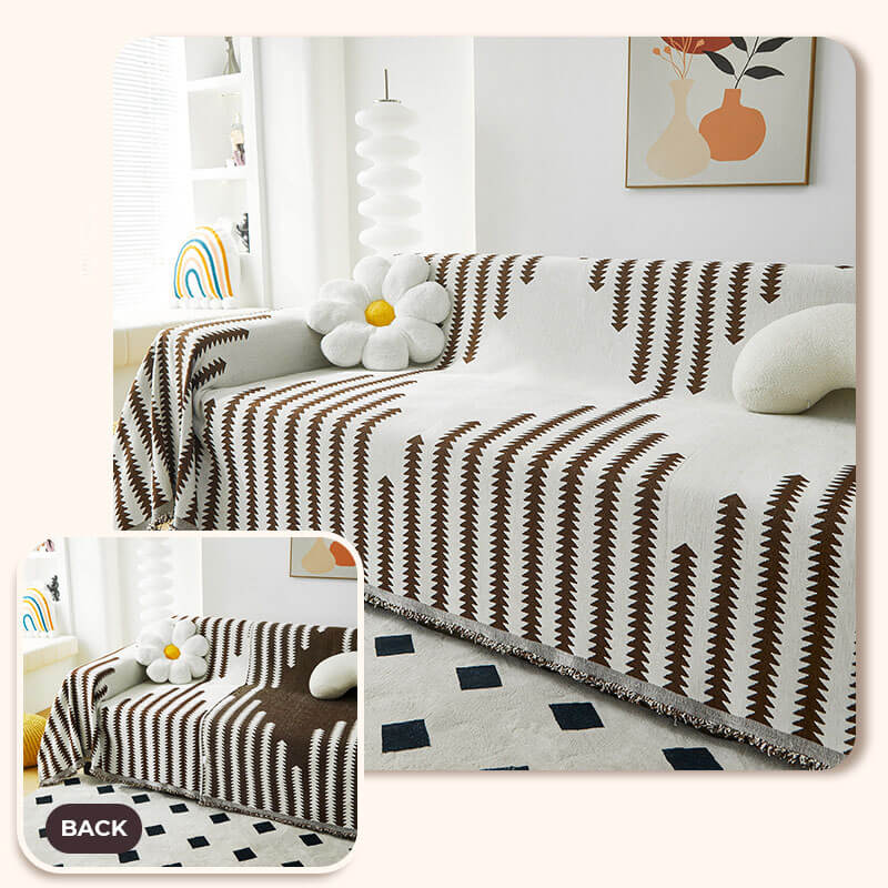 All-seasons Chenille Fabric Double-sided Anti-scratch Home Decoration Couch Cover