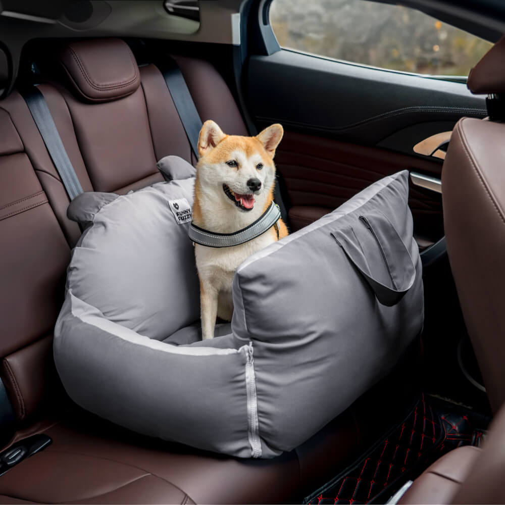 <tc>Cama de seguridad para coche para mascotas con orejas de oso Cama para asiento de coche para perros</tc>