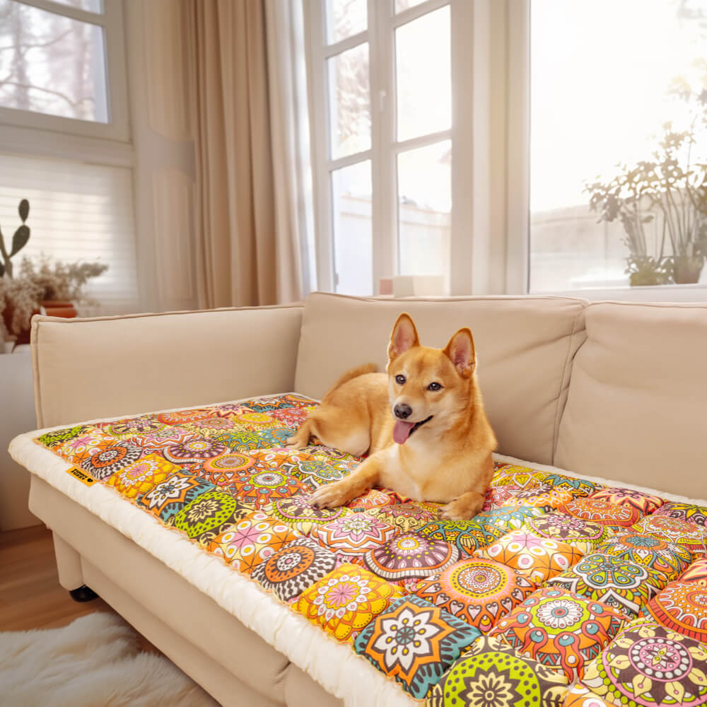 Garden Chic Cotton Pet Friendly Protective Couch Cover