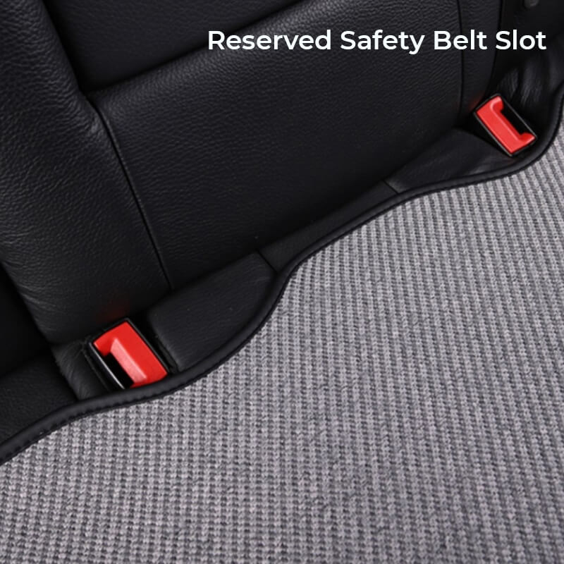 Juego completo de funda protectora para asiento delantero de coche, transpirable, antiarañazos, de chenilla