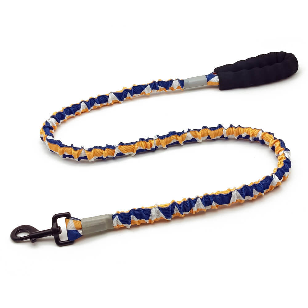 Colorful High Elasticity Traction Rope Large Dog Leash And Collar