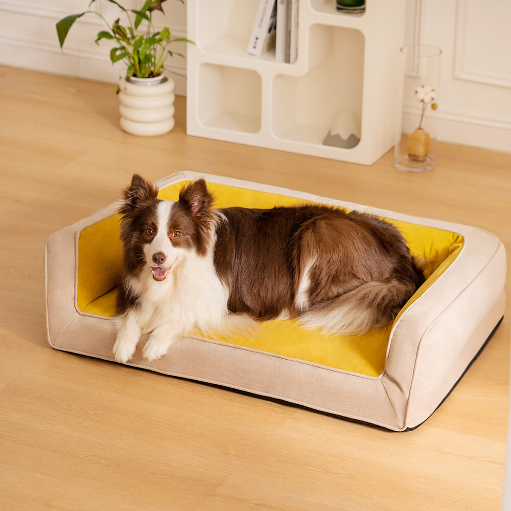 Sofá cama ortopédico cómodo para perros con soporte completo Ultimate Lounger